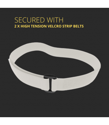 2 X High Tension Velcro strip belts