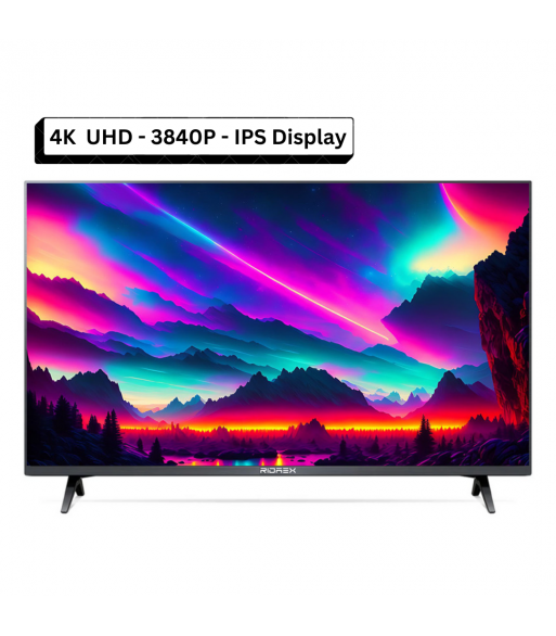 RIDAEX Future TV 50 Inch TVs With QLED Display 4K UHD Resolution