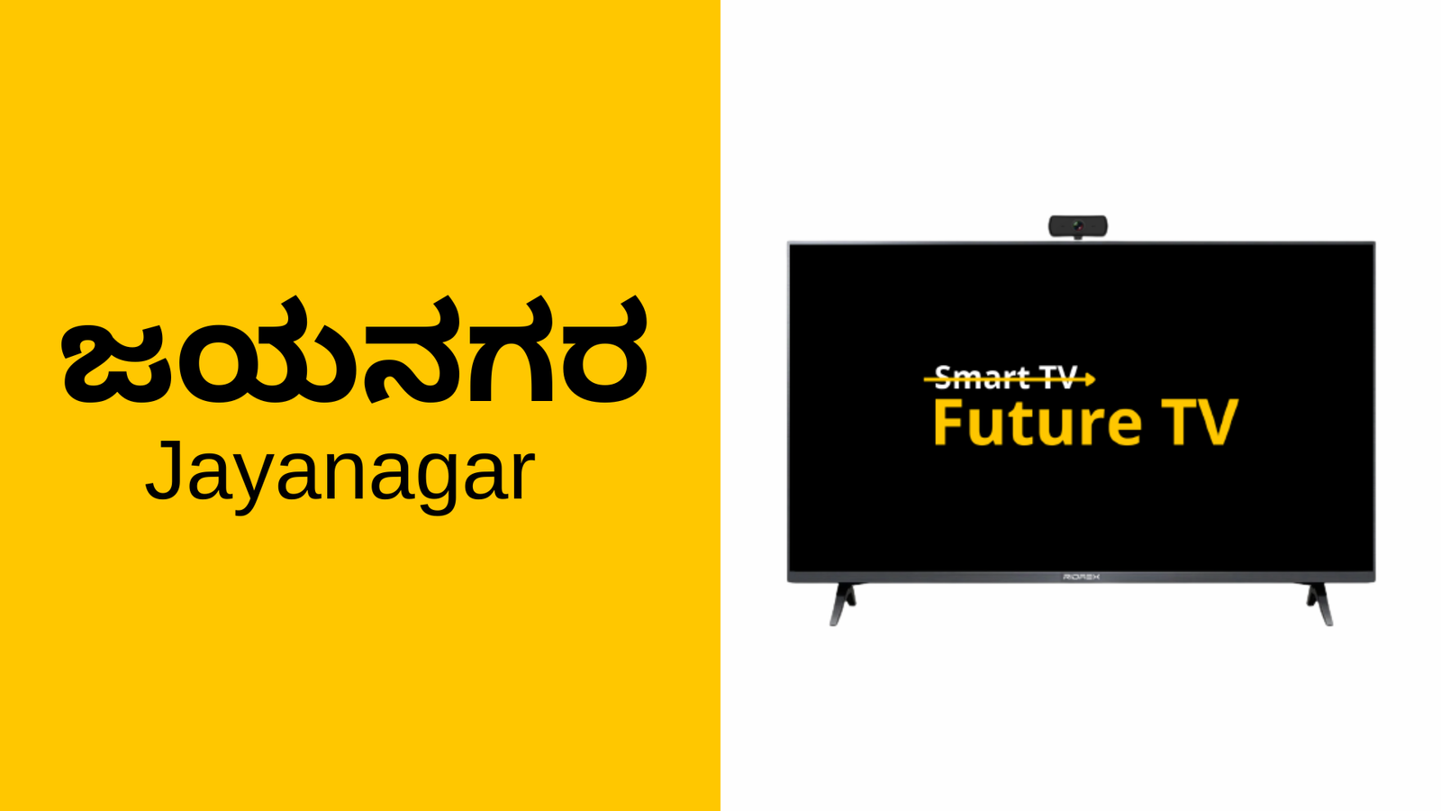 Price range of Smart TVs and LED TVs in Jayanagar, Bengaluru?
