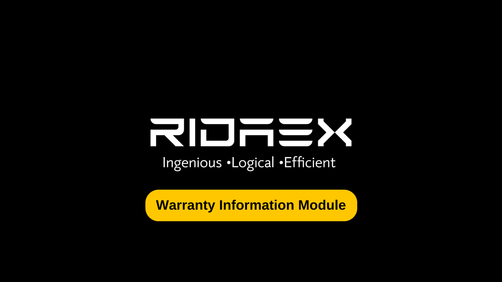 Ridaex Television Warranty Coverage